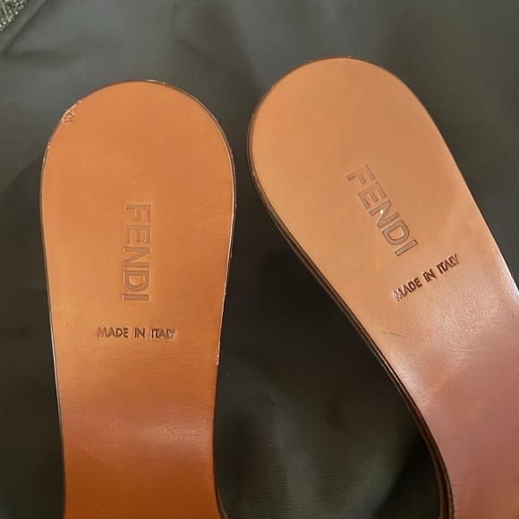 Authentic Fendi Leather Sandals - Picture 13 of 16